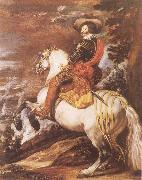 Gaspar de Guzman,Count-Duke of Olivares,on Horseback